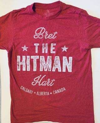 Bret The Hitman Hart Rare Vintage Wwf Legends T Shirt Men’s Small