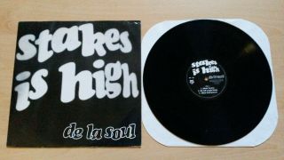 De La Soul - Stakes Is High (lp Version & Dj Spinna Remix) Uk 12 " Rare