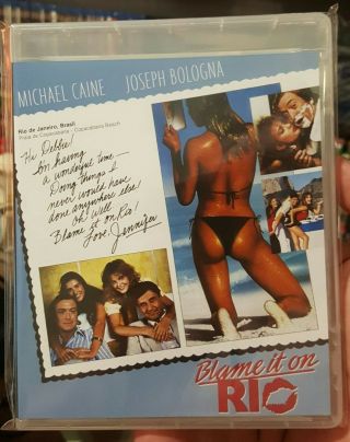 Blame It On Rio 1984 Blu - Ray Kino Lorber Oop Rare Htf Michael Caine Demi Moore