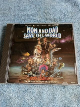 Mom And Dad Save The World - Ost Cd - Jerry Goldsmith - 1992 Varese Sarabande Rare