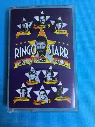 Ringo Starr - And His All Starr Band (rare Cassette Tape)