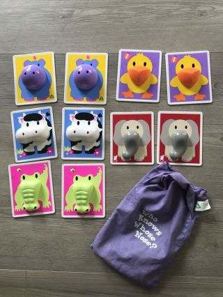 Elc Who Knows Whose Nose Bag Toddler Preschool Unisex Animal Fun Game Vgc Rare