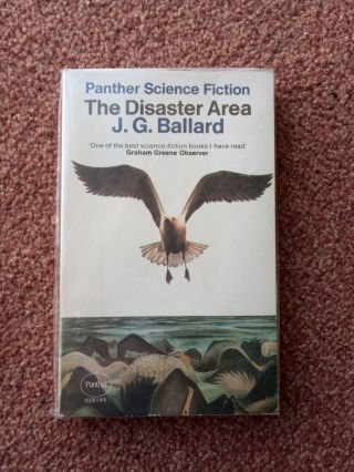 The Disaster Area.  J.  G.  Ballard.  Rare Vintage Sci Fi Paperback