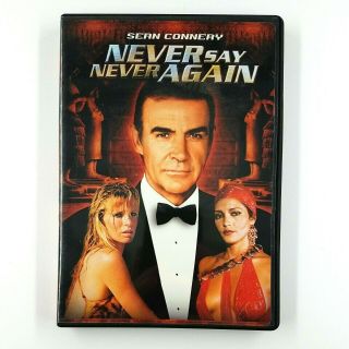 Never Say Never Again (dvd,  2000) Sean Connery James Bond 1983 Rare Oop