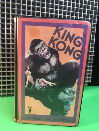 King Kong - Vhs•king Of Video Embedded Clamshell•rare•htf•