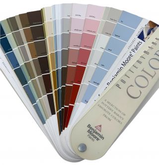 Benjamin Moore Paints Color Preview Color Samples Fan Deck — Pottery Barn Rare