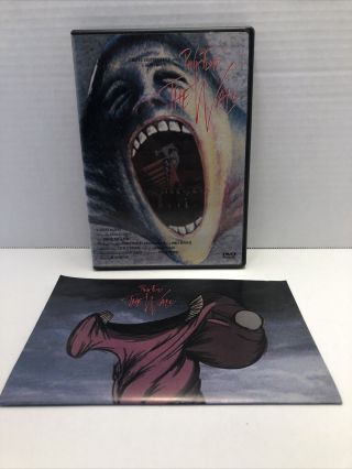 Pink Floyd - The Wall W/ Insert Poster (dvd,  1999,  Special Edition) Rare Oop