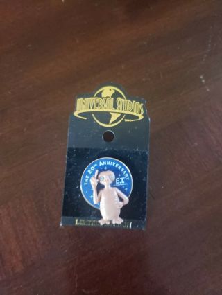 Universal Studios Et 20th Anniversary Rubber Pin Limited Edition 5000 Rare 2002