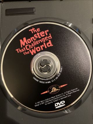1957 The Monster That Challenged the World (DVD,  2001) Midnight Movies Rare OOP 2