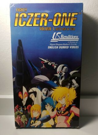 ICZER - ONE Anime Movie VHS Tape - Volume 1 Rare OOP 2