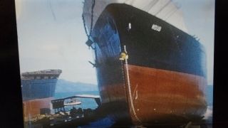 Rare Vintage Kodak Kodachrome 8mm Home Movie Film Reel Ship Boat Launching M40