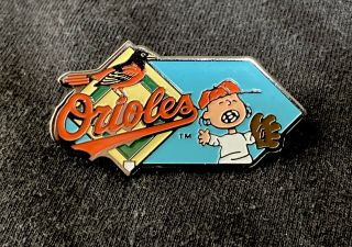 Baltimore Orioles Pin Peanuts Pin Mlb Pin “rare Only 500 Made”