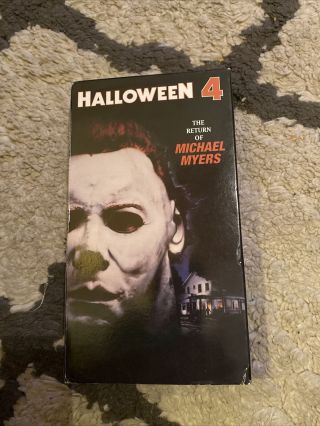 Halloween 4 - The Return Of Michael Myers Vhs Gore Cult Rare Horror