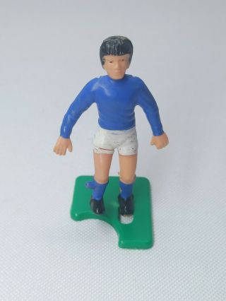 Rare Vintage Chad Valley Five A Side Soccer Spare Player Blue