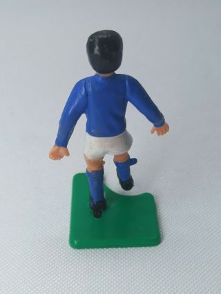 Rare Vintage Chad Valley Five A Side Soccer Spare Player Blue 2