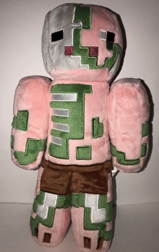 Minecraft Zombie Pigman Plush Spin Master Mojang Jinx Rare Official Mc Product