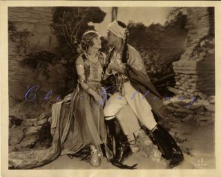 Vintage 1926 Rudolph Valentino Vilma Banky Son Of Sheik Great Rare Photo