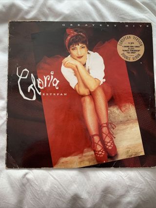 Rare Gloria Estefan Greatest Hits Double Vinyl Lp Records Vg,  Miami Sound Machin