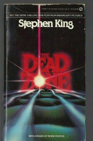 The Dead Zone By Stephen King (1980,  Paperback,  1st Signet Movie Tie - In Rare)