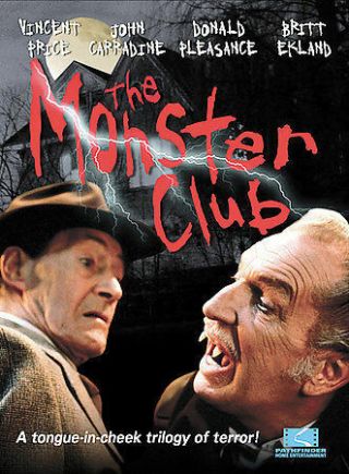 The Monster Club (dvd,  2004) Vincent Price Rare Oop.  John Carradine Brett Ekland
