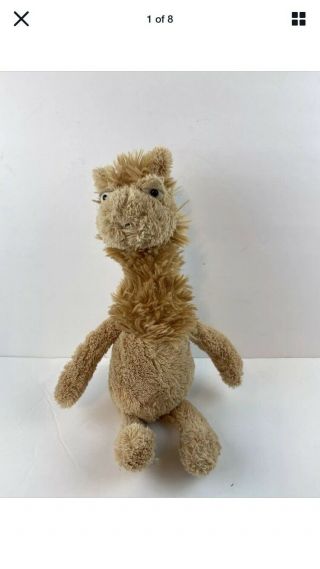 Jellycat Road To Rio Llama Stuffed Animal Plush Camel Brown 14 " Rare Hard 2 Find