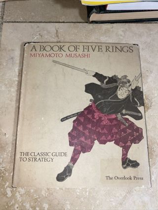 A Book Of Five Rings By Miyamoto Musashi - Hardcover Rare