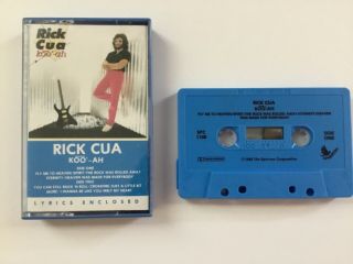 Rare Oop Rick Cua Cassette Tape Koo - Ah Christian 1982