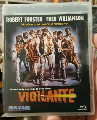 Vigilante 1982 Blu - Ray Like - Blue Underground Oop Cult Rare