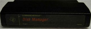 Rare And Ti - 99/4a System Cartridge Disk Manager 1.  0