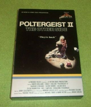 Poltergeist Ii Other Side Beta Not Vhs Horror Mgm Video 1986 Rare