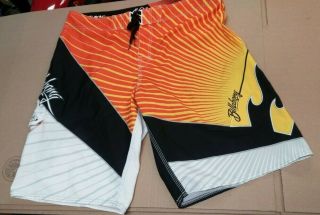 Rare - Billabong Andy Irons Swim Shorts Surf Trunks Swimwear Mens Sz 36