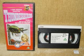 Vintage Gerry Anderson Thunderbirds Vol 8 End Of The Road Vhs Video 1987 Rare