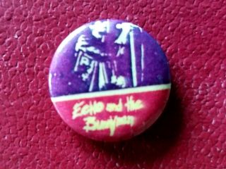 Echo And The Bunnymen Rare Vintage Button Pinback Wave Post Punk