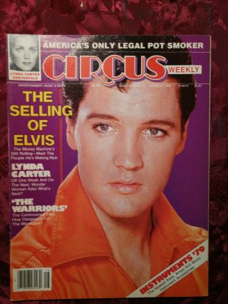Rare Circus March 27 1979 Elvis Presley Lynda Carter Hawaii Five - O Warriors