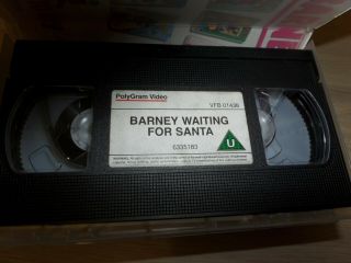 Barney Waiting for Santa VHS Video Tape Lyons Group 98041 Rare 3