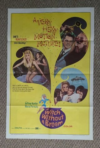 The Witch Without A Broom Rare - One Sheet Movie Poster - 1967