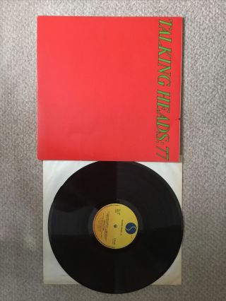 Talking Heads - 77.  12 Inch Vinyl Lp From 1977.  Rare 9103328 Pressing