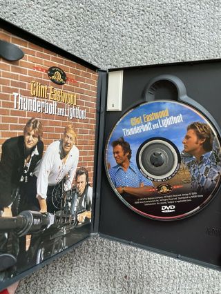 THUNDERBOLT AND LIGHTFOOT DVD VINTAGE OOP 1974 CLINT EASTWOOD RARE MGM 2