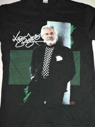 Kenny Rogers T Shirt On Tour Vintage 90 