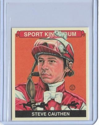 Rare 2012 Sport Kings Steve Cauthen Mini Card 240 Jockey All Time Great