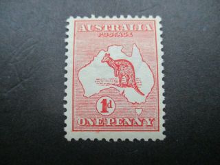 Kangaroo Stamps: 1d Red 1st Watermark - Rare Must Have (f403)