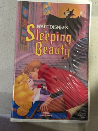 Sleeping Beauty Vhs Black Diamond Rare Walt Disney Classics Clamshell Vhs 476v