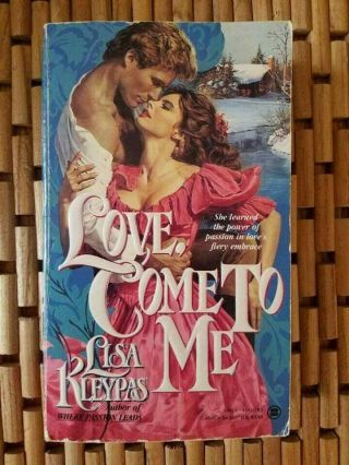 Rare 1988 Lisa Kleypas Love Come To Me Pb 1st