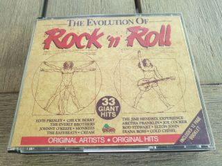2cd The Evolution Of Rock N Roll (rare 80 
