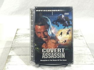 Covert Assassin Aka Wild Justice Rare Dvd Roy Scheider Hard Case Oop