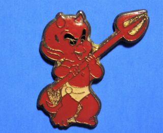 Hot Stuff - The Little Devil - Harvey Comics - Rare Vintage Lapel Pin - Hat Pin