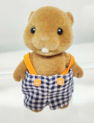 Sylvanian Families Waters Beaver Family Rare Vintage Brother Roger Boy Child