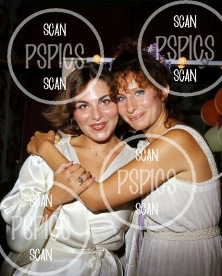 Barbra Streisand & Roslyn Kind Rare Backstage Color Photo