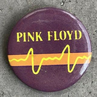 Rare Vintage Late 1970s Pink Floyd Pinback Button Pin Roger Waters David Gilmour