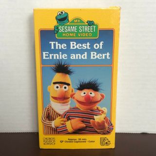 Sesame Street: The Best Of Ernie And Bert (vhs) Rare.  Muppets.  Kids.  Nr